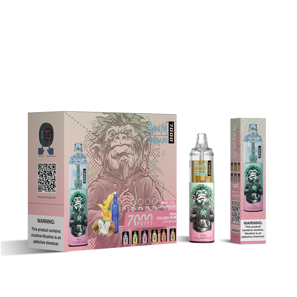RAndM Tornado 7000 Puffs Disposable Vape Pack Of 10
