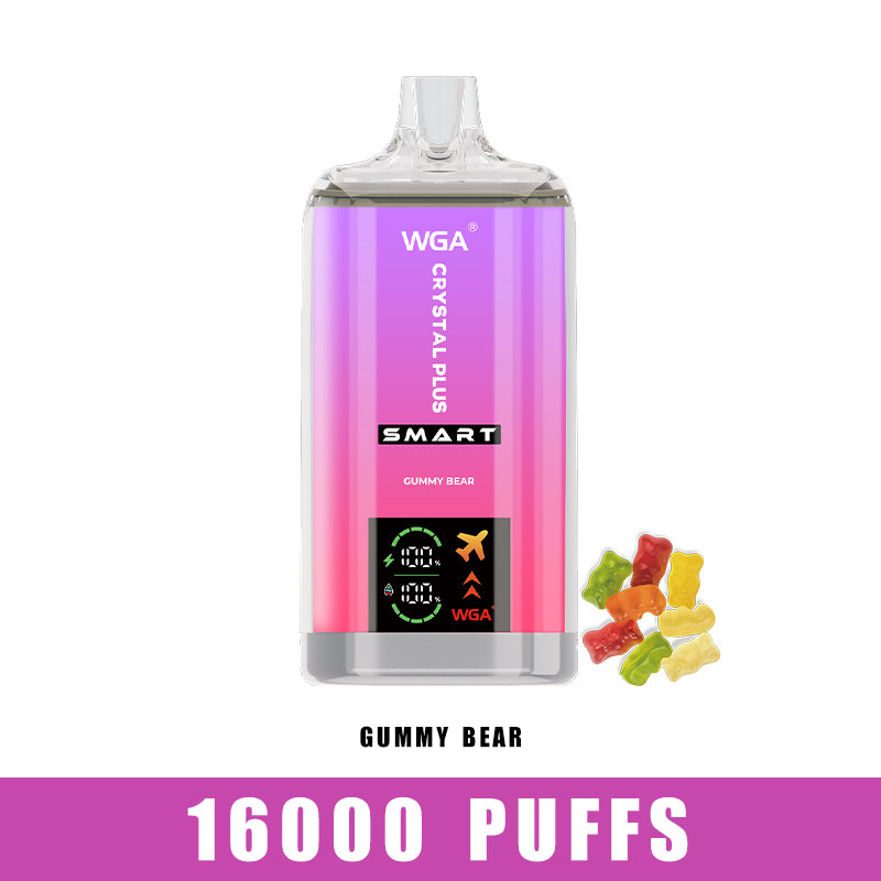 WGA Vape Gummy Bear Crystal Pro Max Extra 16000 Puff Einweg-E-Zigarette