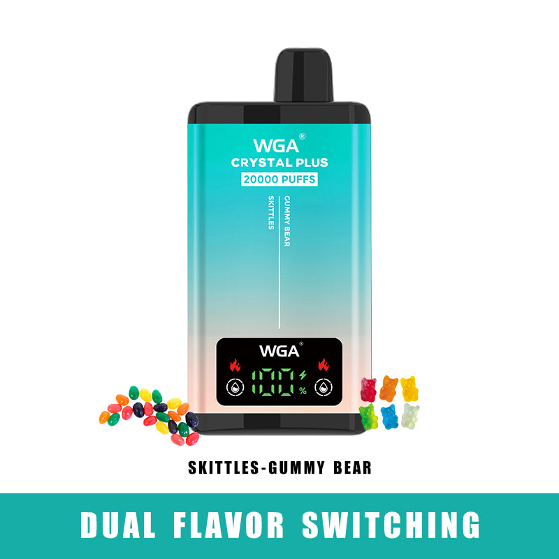 WGA vape GUMMY BEAR /SKITTLES Pro Max Extra 20000 Puffs Disposable Vape