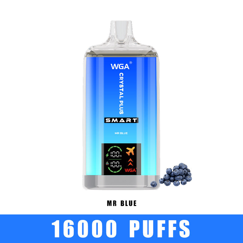 WGA Vape Mr Blue Crystal Pro Max Extra 16000 Puff Disposable Vape