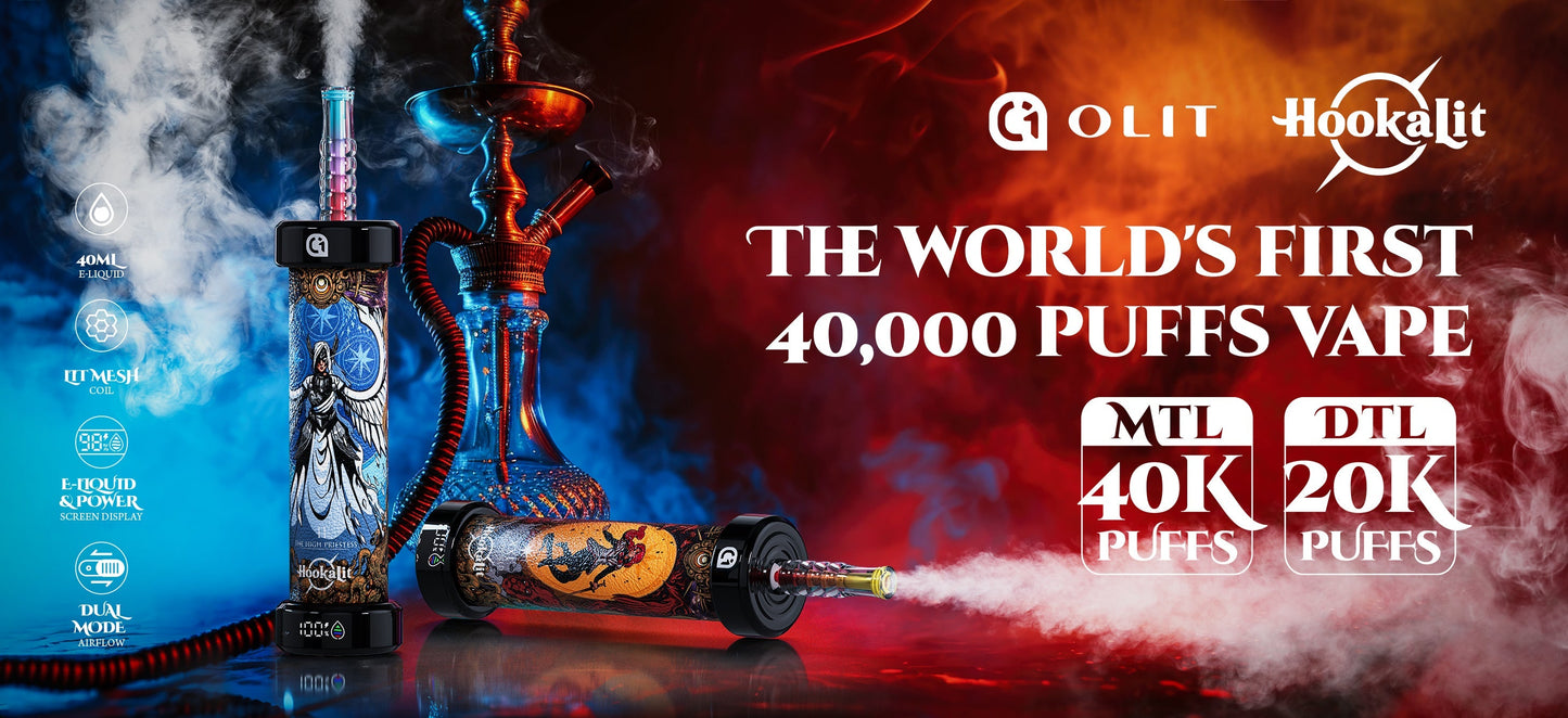 OLIT Hookalit 40000 Puffs Disposable Vape Wholesale