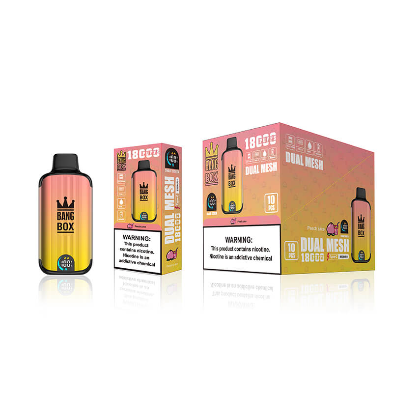 Bang box 18000 puff Disposable Vape Wholesale 26 ML 850 mAh 12 Flavors