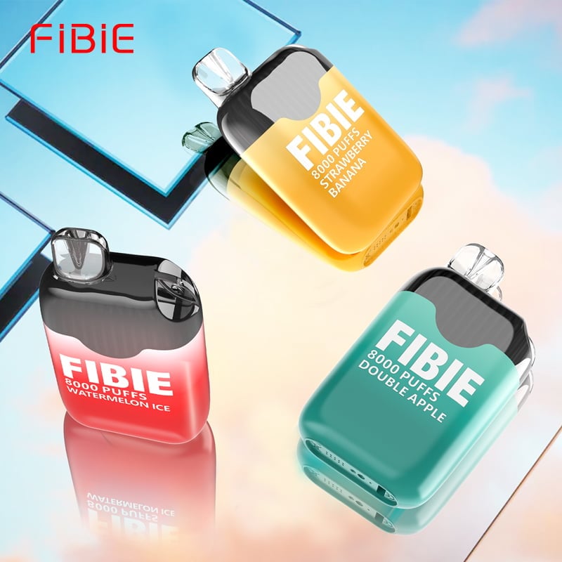 FIBIE 8000 Puffs Disposable Vapor Wands (15 Flavors Collection)