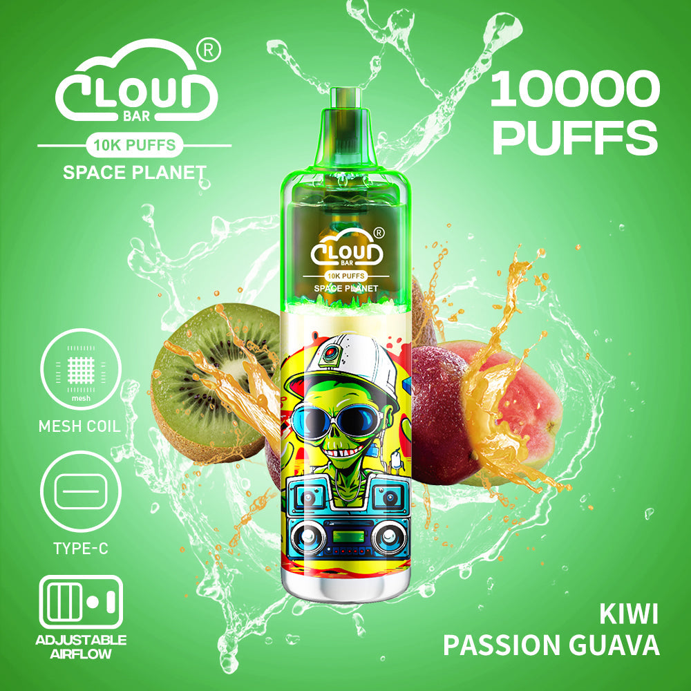 Cloud Multi Flavor 10000 Puffs 5% Rechargeable Vapes Pen 18ml for Cigarettes Lovers 10 Flavors
