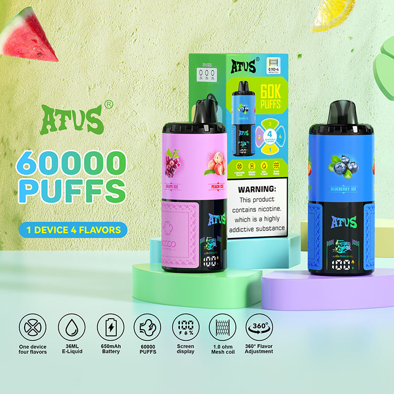 ATVS 4IN1 60000Puffs Disposable Vape Wholesale