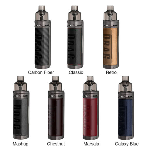 Drag X Mod Pod von VOOPOO Vape E-Zigaretten-Starterset 80W mit PnP-Coils und großen Pods (TPD-konform)