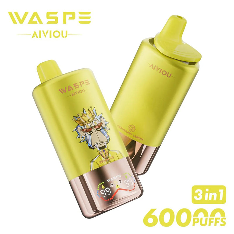 WASPE 3in1 Einweg-E-Zigarette für 60.000 Züge (Großhandel)