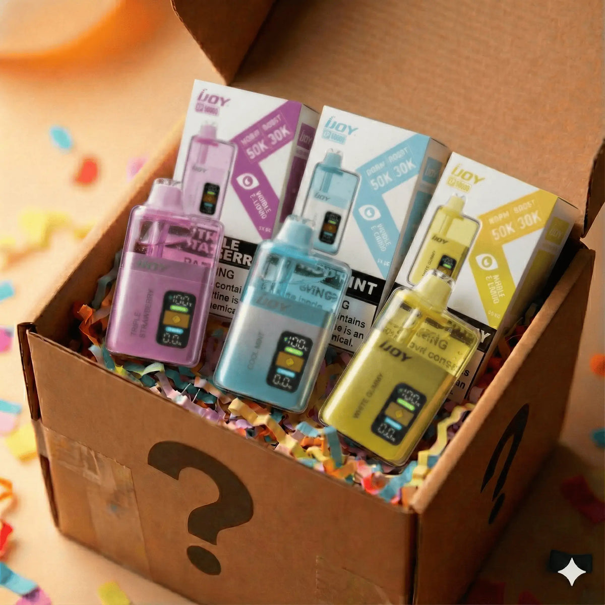 5 Pack iJOY XP50000 Disposable Mystery Box