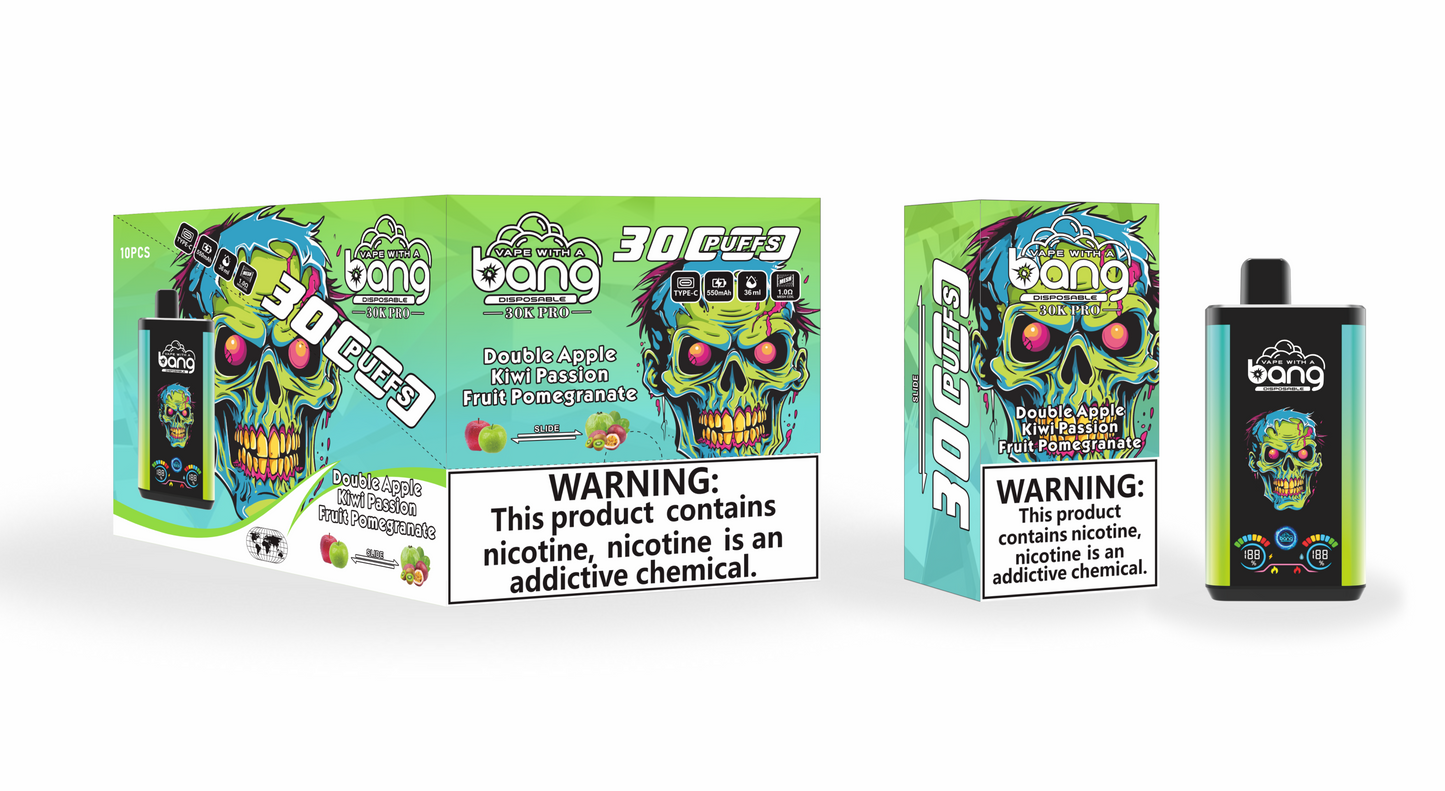 Bang 30000 PRO 30k puffs Disposable Vape 850mah 16 Flavors