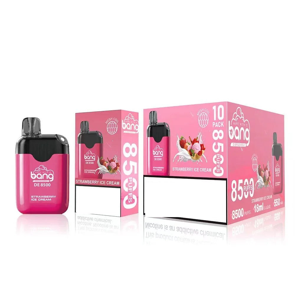 Bang DE Rechargeable Disposable Kit 8500 Puffs 20ml