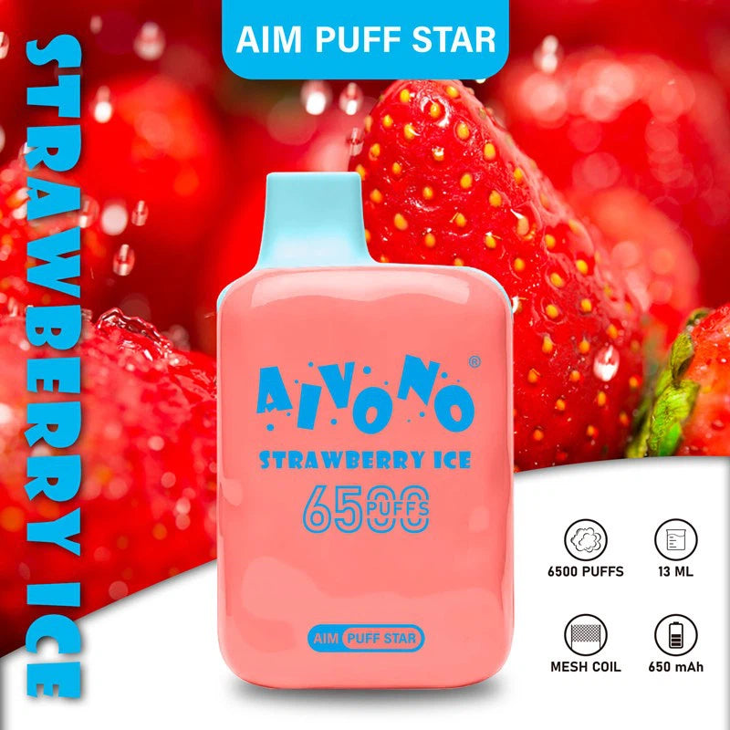 AIVONO AIM PUFFSTAR 6500 Puffs Rechargeable Disposable Vapes Wholesale