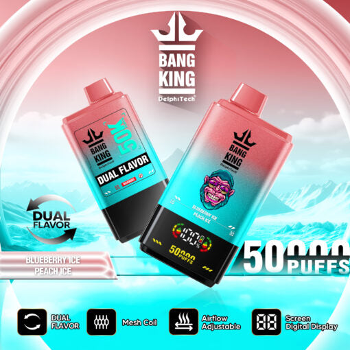 Bang King 50000 Puffs Disposable Vape - 50ml E-Liquid, 850mAh Battery 12 Flavors