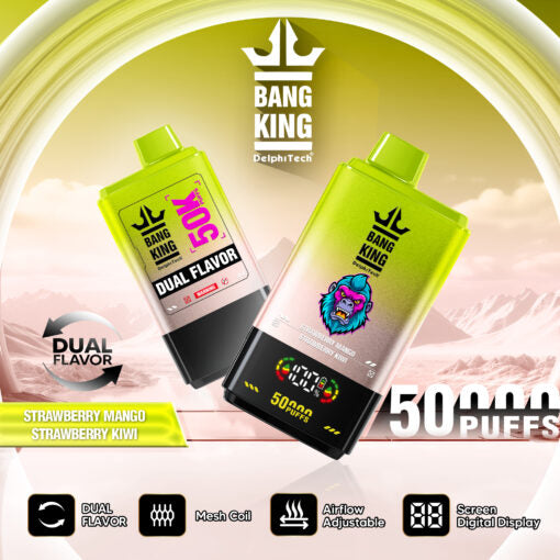 Bang King 50000 Puffs Disposable Vape - 50ml E-Liquid, 850mAh Battery 12 Flavors