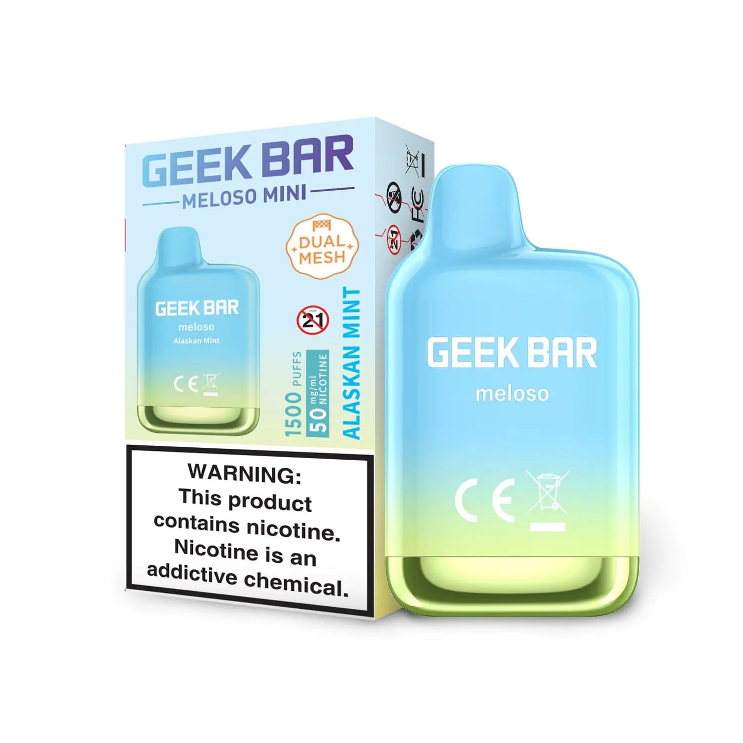 Alaskan Mint - Geek Bar Meloso Mini 1500 Disposable Vape