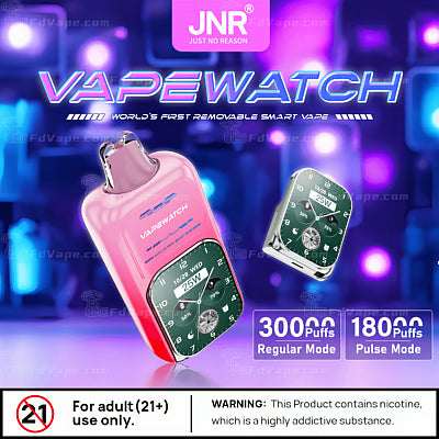 JNR Vape Watch 30000 Puffs Disposable Vape (2%3%5%Nicotine)19ML 850mAh 10 Flavors Available In Sales