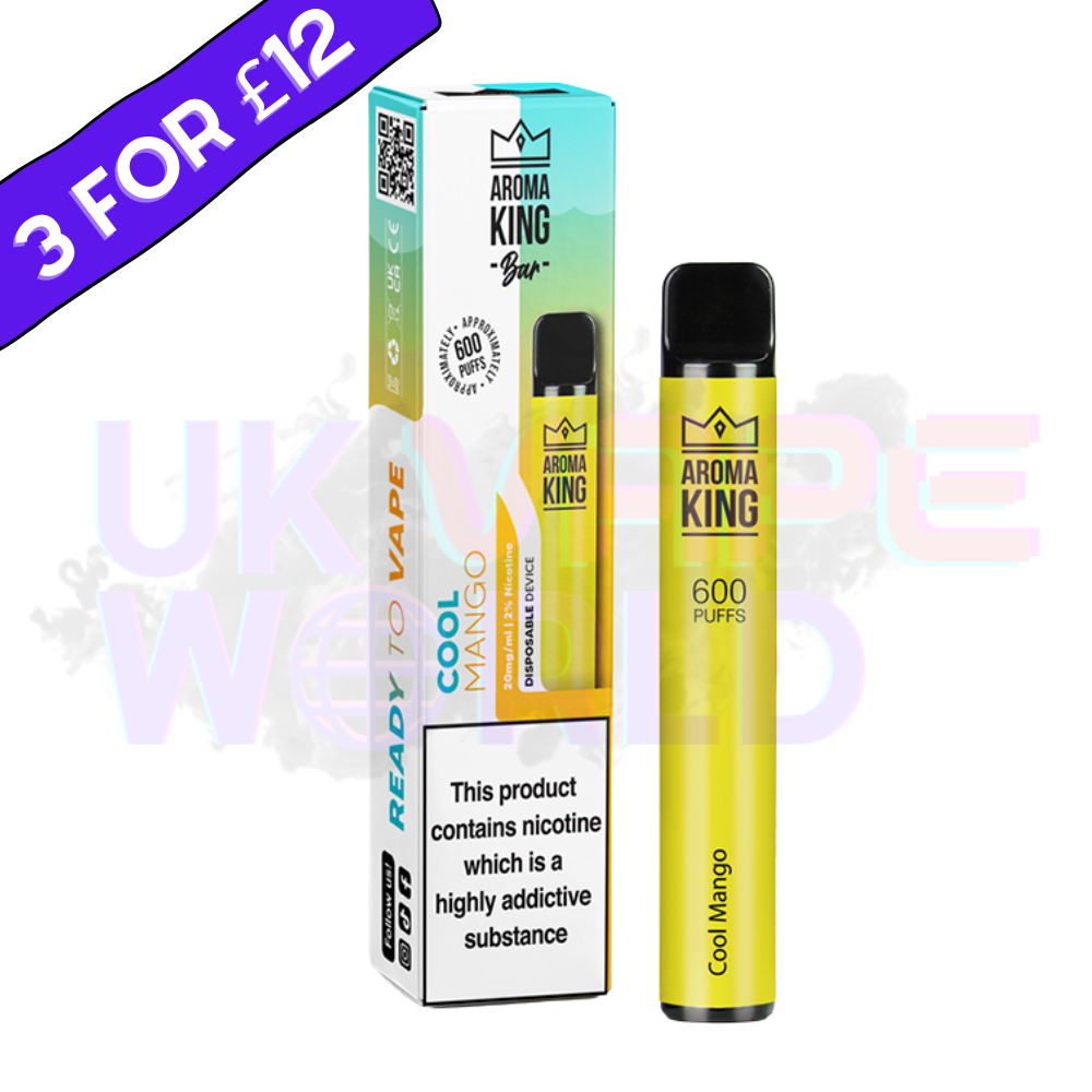 Cool Mango von Aroma King, 600 Züge, Einweg-E-Zigarette