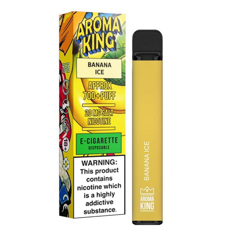 Banana Ice von Aroma King, 600 Puffs, Einweg-E-Zigarette