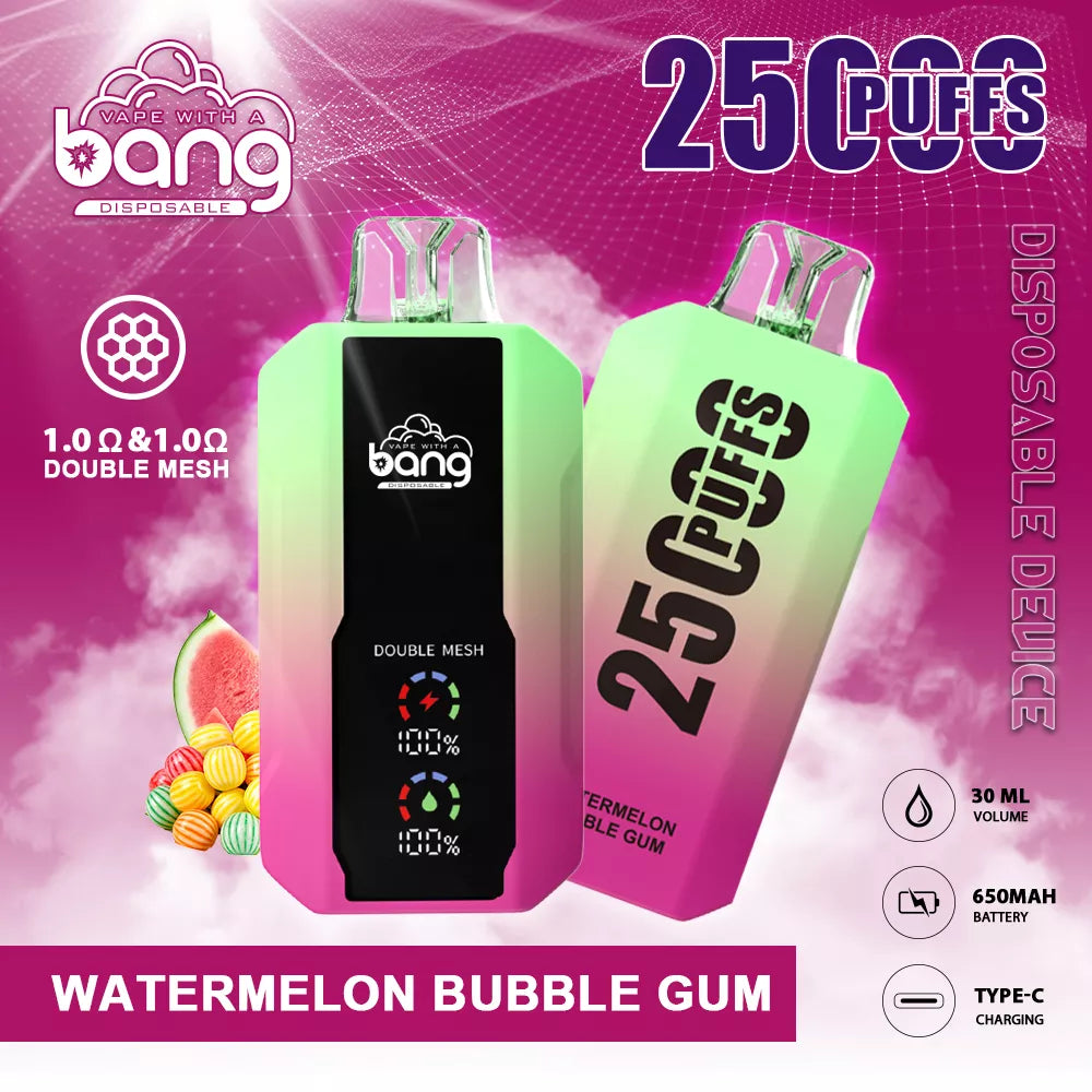 BANG 25000 Puffs Bulk Buy Rechargeable Disposable Vapes Wholesale
