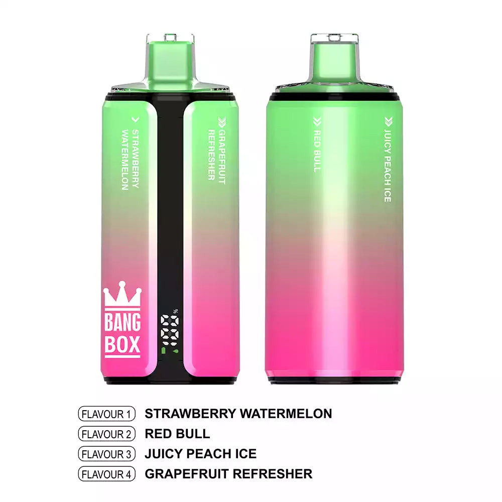 BANG BOX 160000 Puffs Disposable Vapes 160K Wholesale Bulk Buy 4 tastes Smart Digital Screen