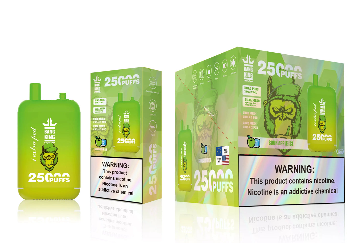 BANG KING 25000 Puffs Bulk Buy Rechargeable Disposable Vapes Wholesale