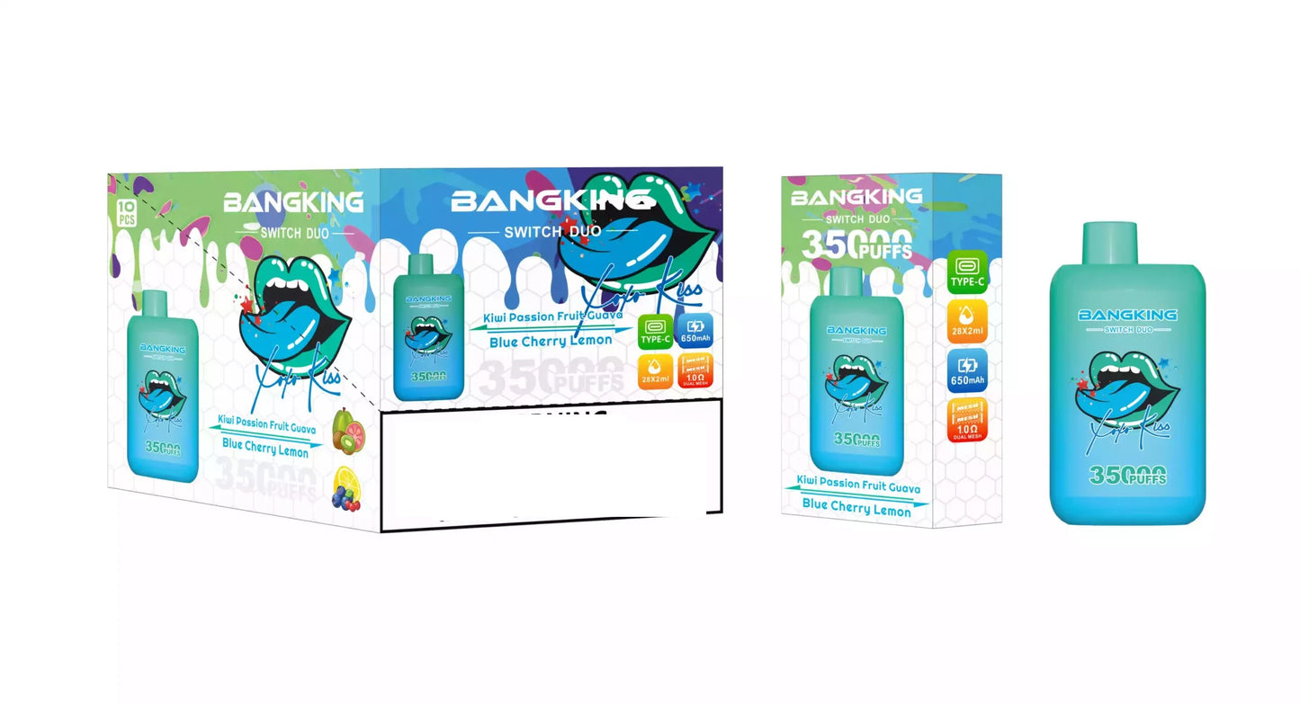 BANG KING 35000 Puffs DSK045 Dual Tastes Switch Bulk Buy Rechargeable Disposable Vapes Wholesale