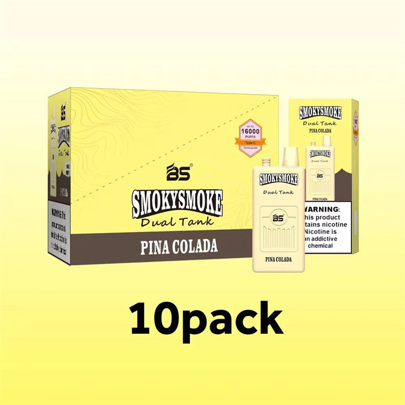2024 Innovative Electronic Cigarette BS Smokysm 16000 Puff Dual Mesh Coil Disposable Vape