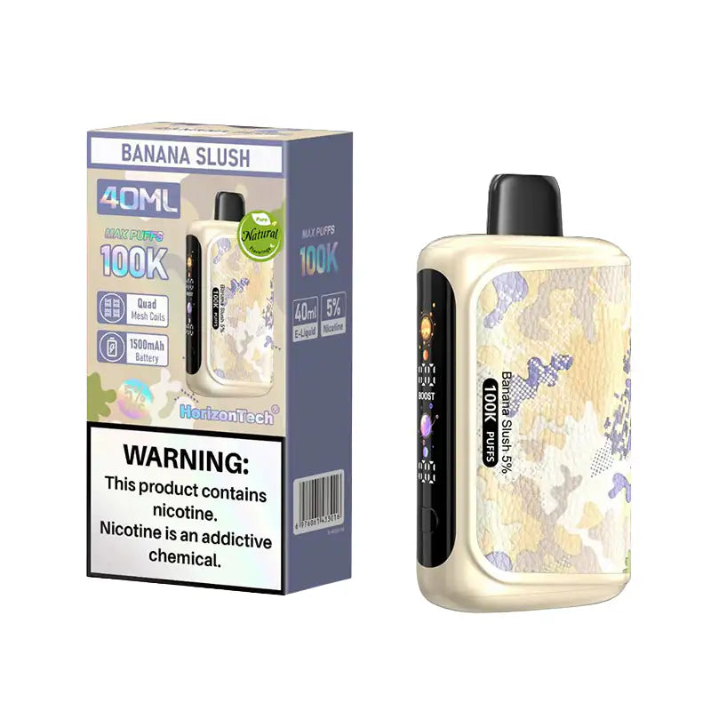 Banana Slush - HorizonTech 100k Disposable Vape