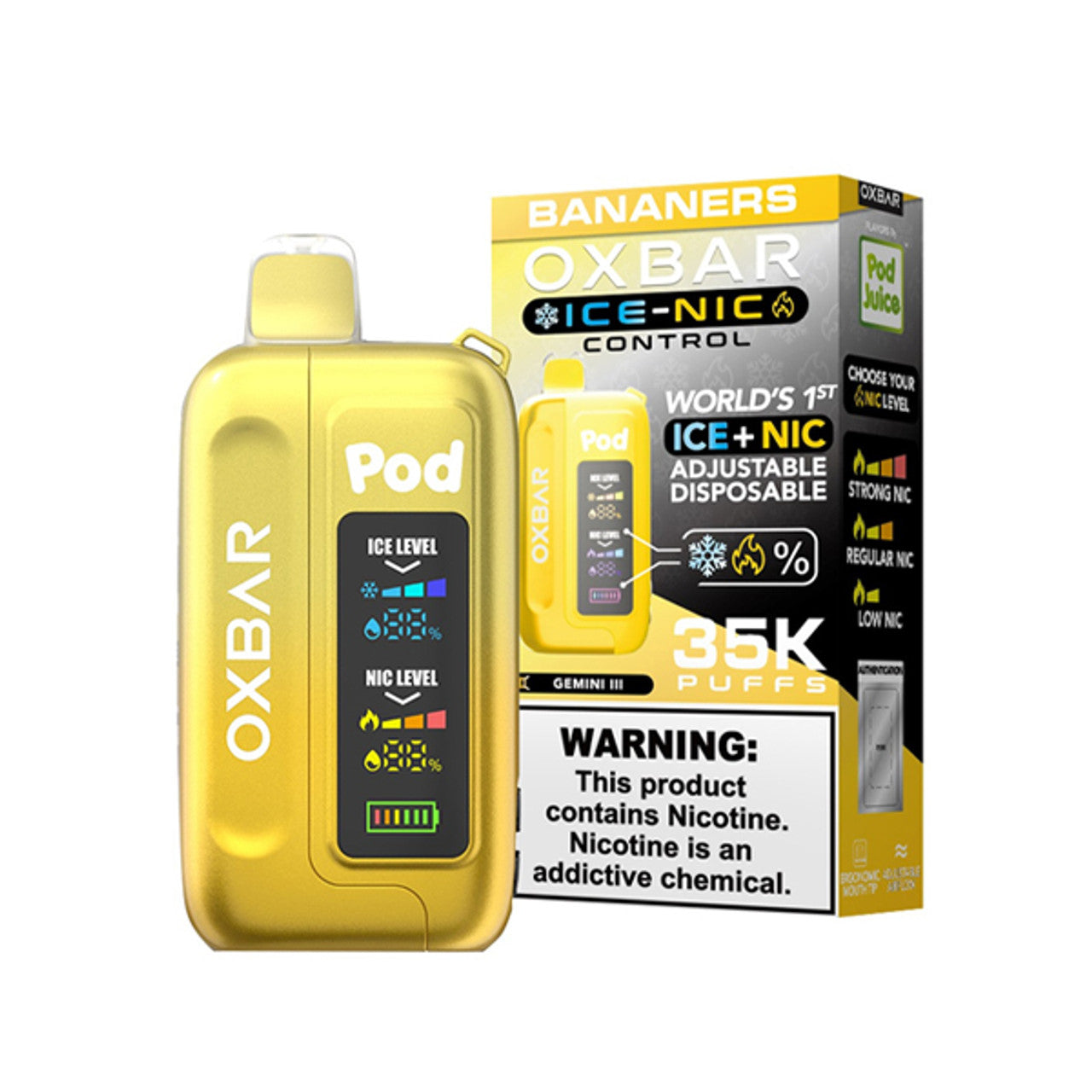 Bananers Oxbar Ice-Nic Control 35K