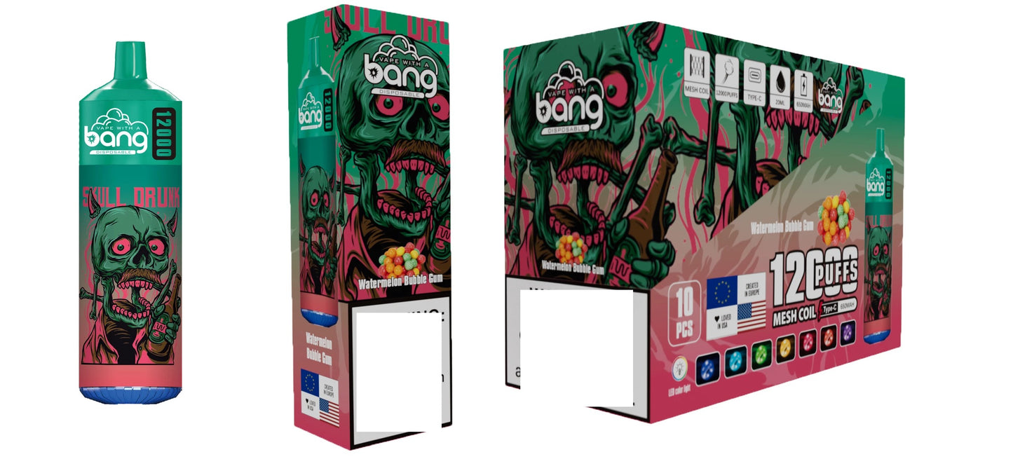 BANG 12000 Puffs Bulk Buy Rechargeable Disposable Vapes Wholesale