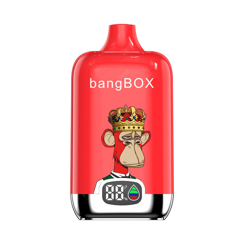 Bang King Smart screen 15000 puffs Disposable Vape(0% to 5% Nicotine) 25mL . 650mAh.12 Flavors