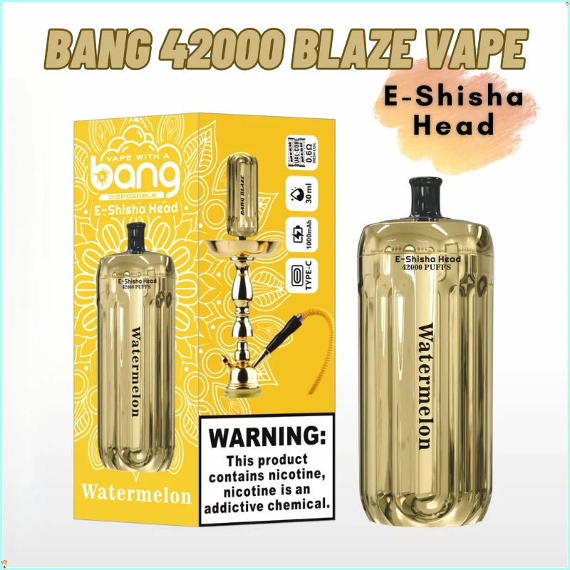 Bang Blaze 42000 Puffs Vape Best Seller Bulk Price-1000mAh Battery. 30ml E-liquid. Multiple Nicotine 14 Flavors