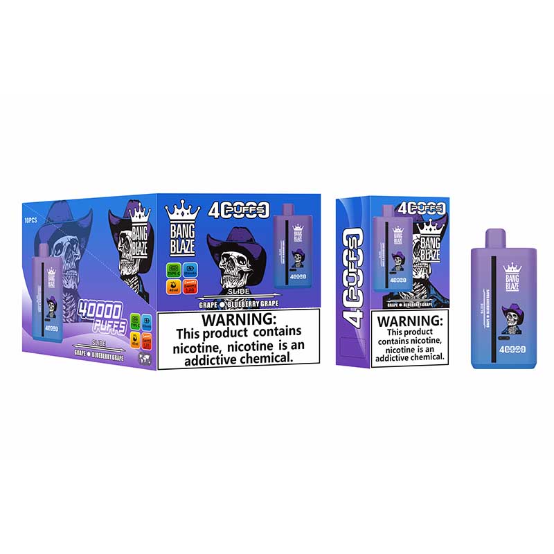 Bang Blaze 40000 Dual Flavors Disposable Vape - 40ml E-Liquid, 650mAh Battery 12 Flavors