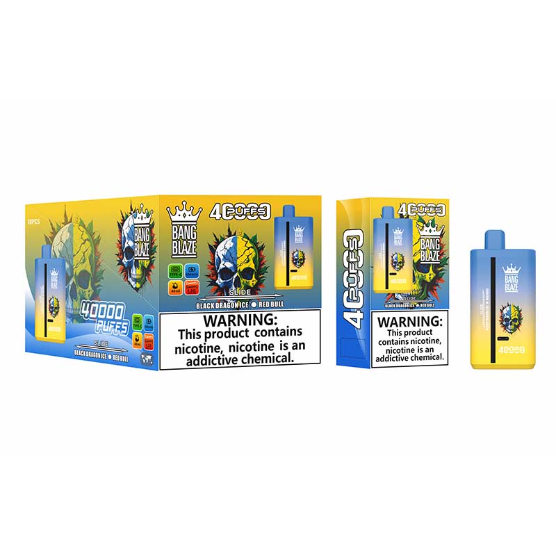 Bang Blaze 40000 Dual Flavors Disposable Vape - 40ml E-Liquid. 650mAh Battery 12 Flavors