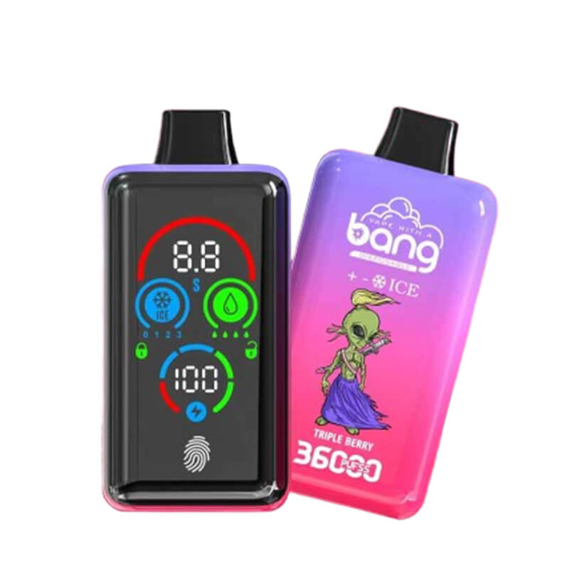 Bang ICE 36000 Puffs Disposable Vape(0% to 5% Nicotine) - 36ml E-Liquid, 850mAh Battery