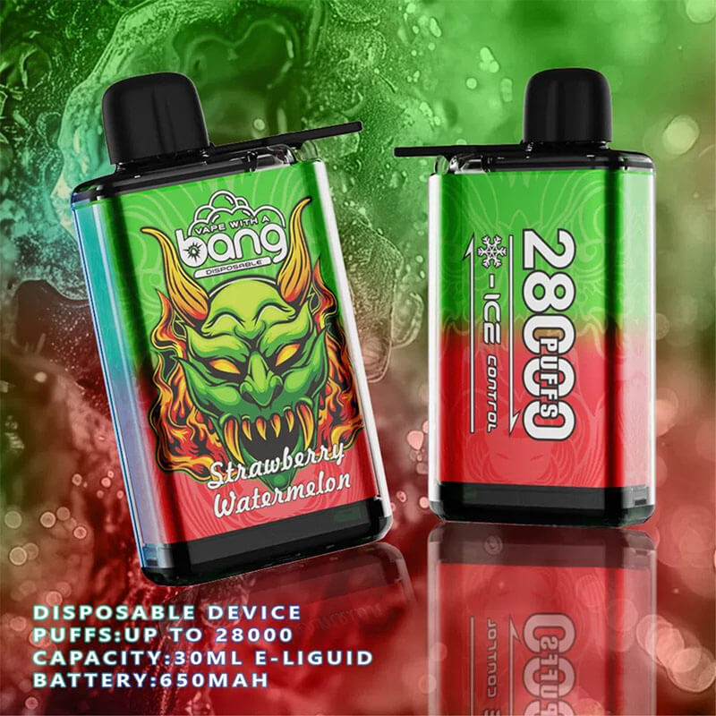 Bang 28000 Puffs Disposable Vape(0%- 5% Nicotine) - 30ml E-Liquid, 650mAh Battery
