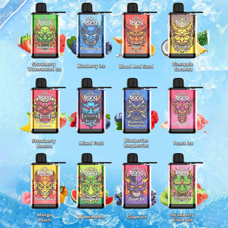 Bang 28000 Puffs Disposable Vape(0%- 5% Nicotine) - 30ml E-Liquid, 650mAh Battery