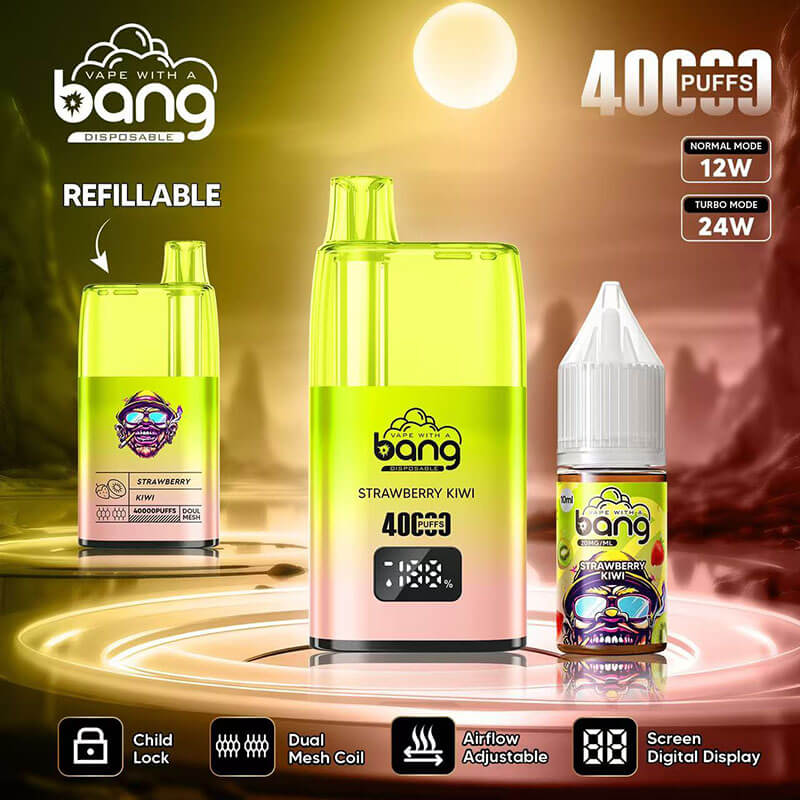 Bang 40000 Puffs Disposable Vape - 10ml E-Liquid, 650mAh Battery 12 Flavors