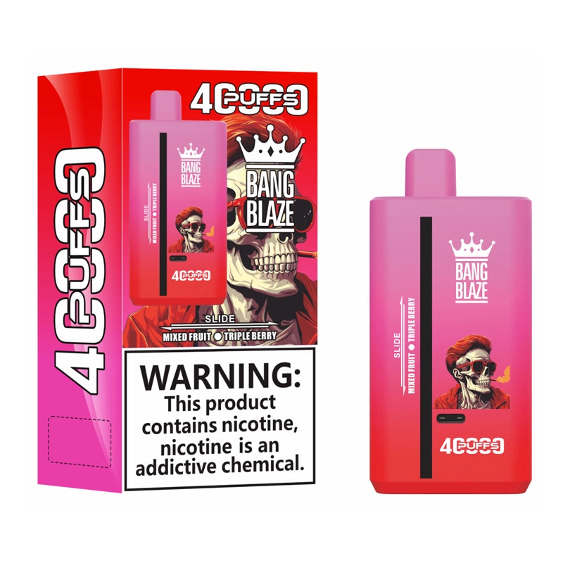 Bang Blaze 40000 Dual Flavors Disposable Vape - 40ml E-Liquid, 650mAh Battery 12 Flavors