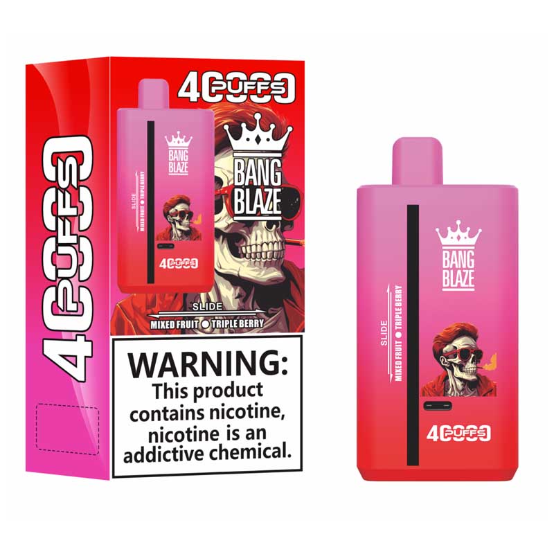 Bang Blaze 40000 Dual Flavors Disposable Vape - 40ml E-Liquid, 650mAh Battery 12 Flavors