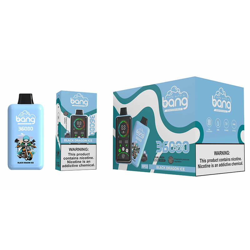 Bang 36000 Puffs Disposable Vape - 36ml E-Liquid. 650mAh Battery