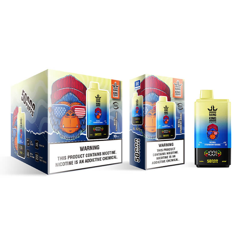 Bang King 50000 Puffs Disposable Vape - 50ml E-Liquid, 850mAh Battery 12 Flavors