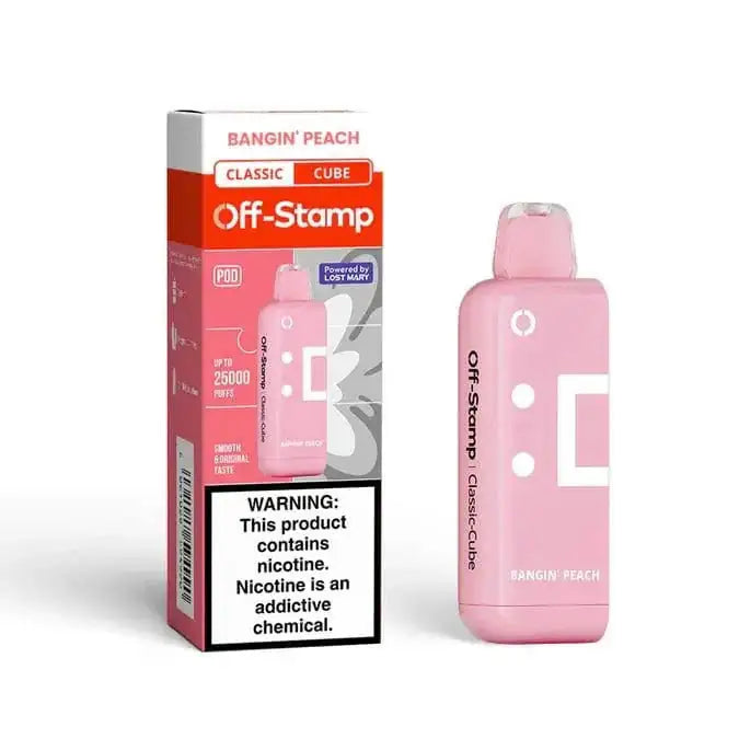 Bangin Peach - Off-Stamp Classic Cube 25K Disposable Pod