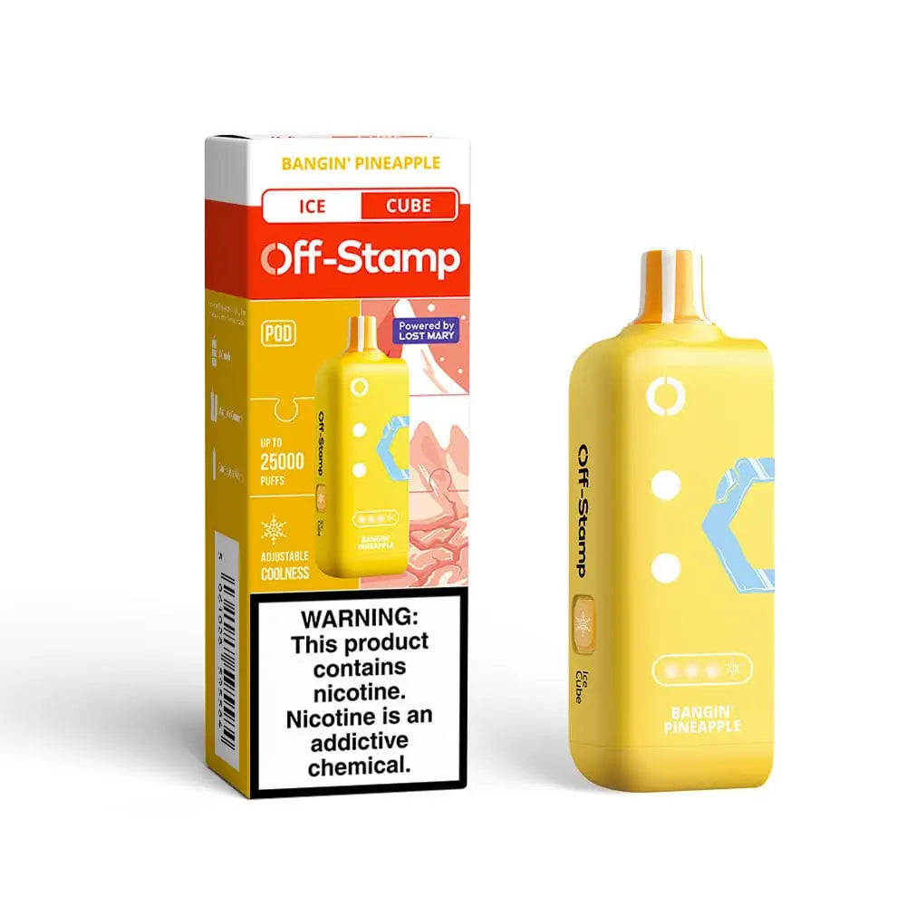 Bangin Pineapple - Off-Stamp Ice Cube 25K Disposable Pod