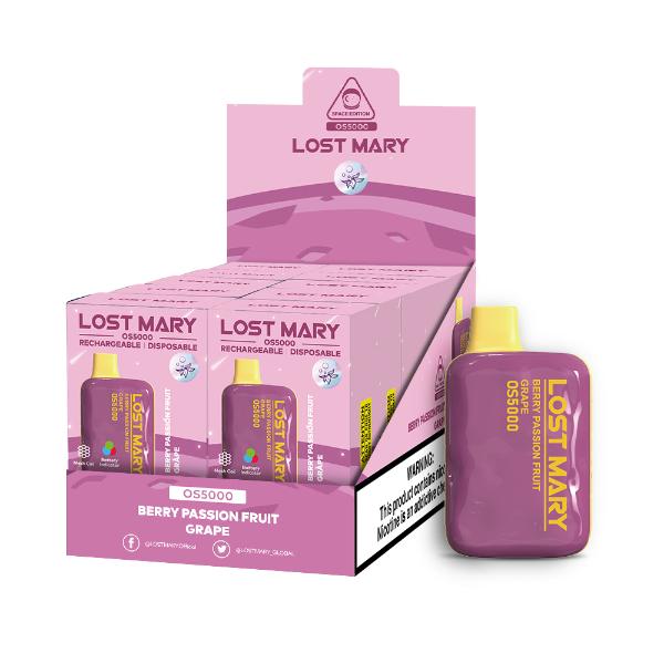 Berry Passion Fruit Grape Lost Mary OS5000
