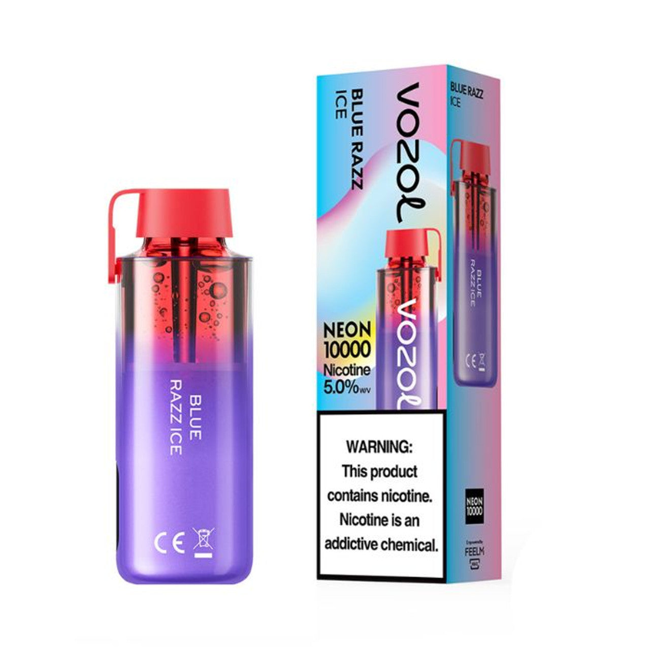 Blue Razz Ice Vozol Neon 10000