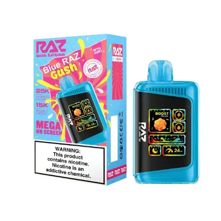 Blue Raz Gush - RAZ LTX DC25000 Disposable Vape