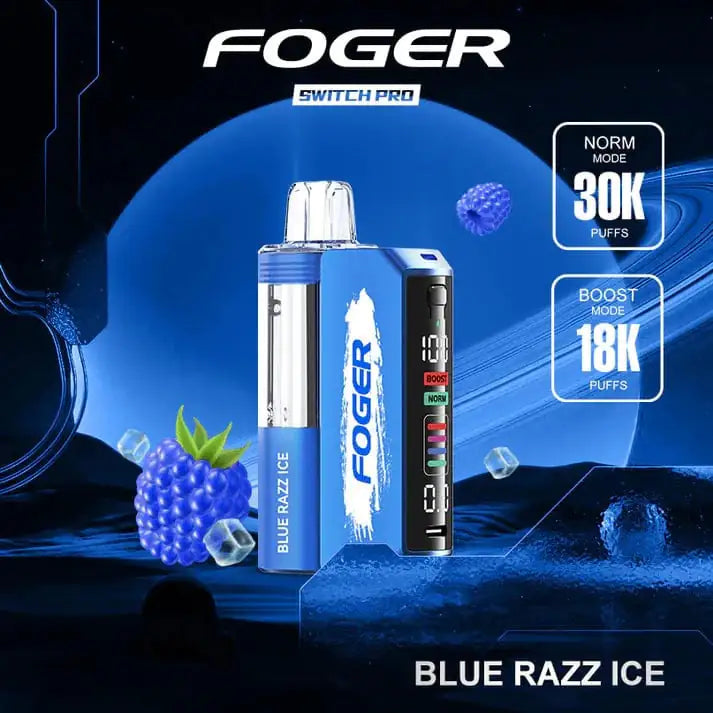 Blue Razz Ice - Foger Switch Pro 30K Disposable Kit