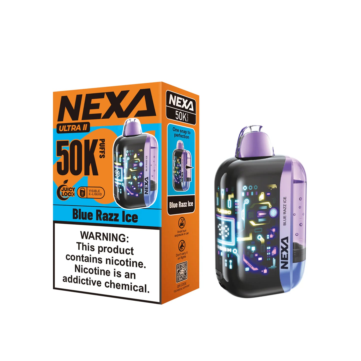 Blue Razz Ice - NEXA Ultra II 50K Disposable Vape