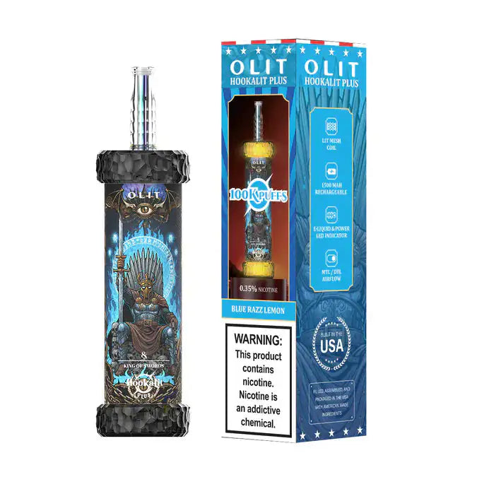 Blue Razz Lemon - Olit Hookalit Plus 100K Disposable E-Hookah