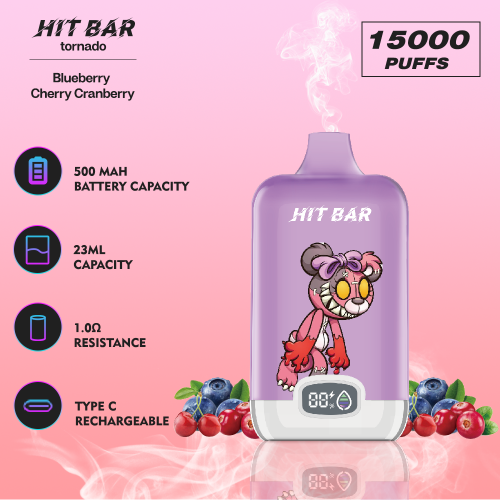 Hit Bar 15K Puff ONU MAX GD-401 Fruit Flavor Portable Stylish High-quality E-lectronic c igarette Vape E-liquid V aporizer Pod system